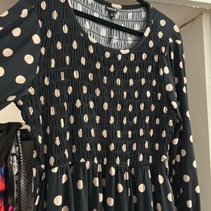 pale pink and black torrid dress